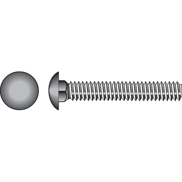 Aceds 0.25 x 2 in. Hillman Carriage Screw Zinc 57153 - main